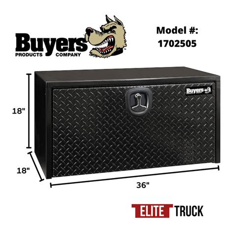 buyers products steel underbody truck box|under boxes for flatbed truck.